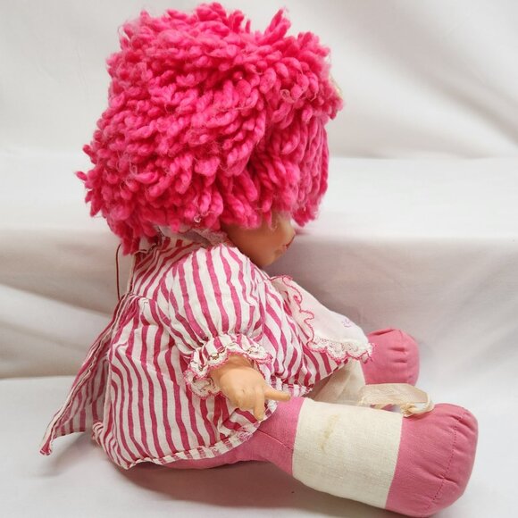 EL GRECO VTG 80's GREEK 15'' PATAPOUF PATAPOUF PLUSH DOLL SOFT TOY Pinkl - Picture 3 of 7